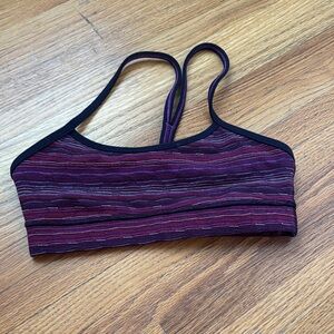 Lululemon Athletica Purple and Black Bra